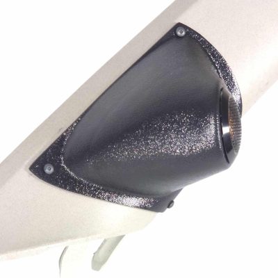 A-Pillar Custom Speaker Pods for the 2007-2009 Cadillac Escalade Chevrolet Avalanche Tahoe Silverado Suburban GMC Yukon Sierra to hold 2.0 in  speakers for car audio installation upgrade