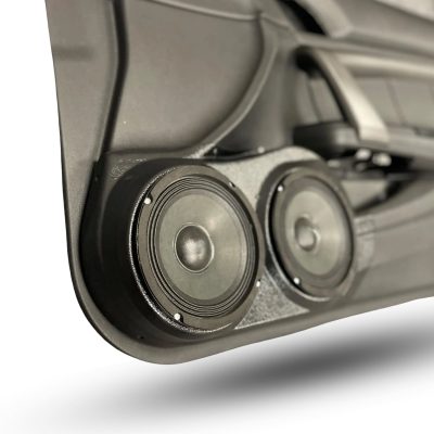 Front Door Custom Speaker Pods for the 2008-2012 Honda Accord to hold Dual 6.5 in speakers for car audio installation upgrade