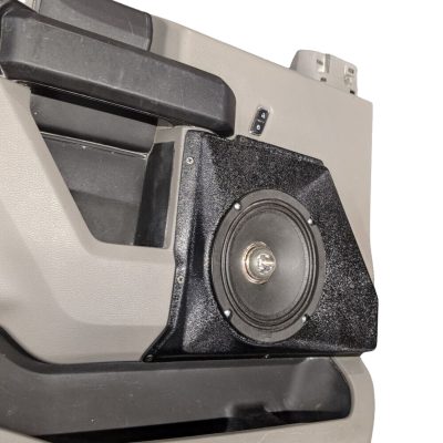 Front Door Custom Speaker Pods for the 2015-2020 Ford F-150 F-250F-350 to hold 6.5 in speakers for car audio installation upgrade