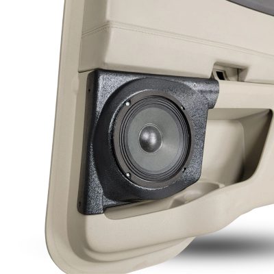 Rear Door Custom Speaker Pods for the 2011-2015 Ford Explorer to hold 6.5 in  speakers for car audio installation upgrade
