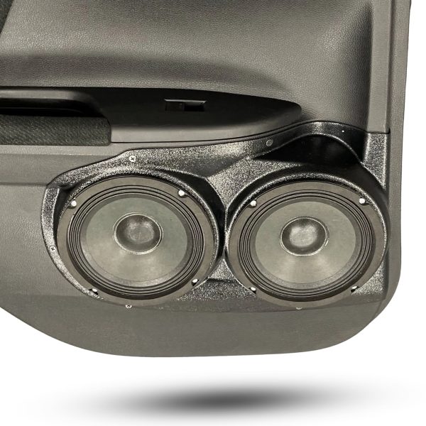 left ortho Speaker Upgrade for the Rear Door of your 2013-2017 Honda Accord Sedan. Easy installation of a Dual 6.5" Midrange for the most powerful car stereo possible.