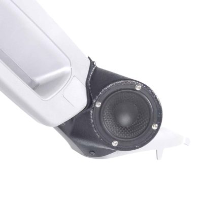 A-Pillar Custom Speaker Pods for the 2014-2018 Chevrolet Silverado GMC Sierra to hold 3.5 in speakers for car audio installation upgrade