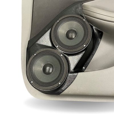 Front Door Custom Speaker Pods for the 2014-2020 Chevrolet Impala to hold Dual 6.5 in  speakers for car audio installation upgrade