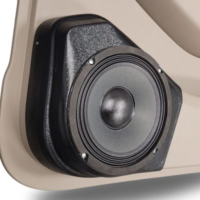 Rear Door Custom Speaker Pods for the 2015-2020 Chevrolet Suburban Chevrolet Tahoe GMC Yukon to hold 8.0 in  speakers for car audio installation upgrade