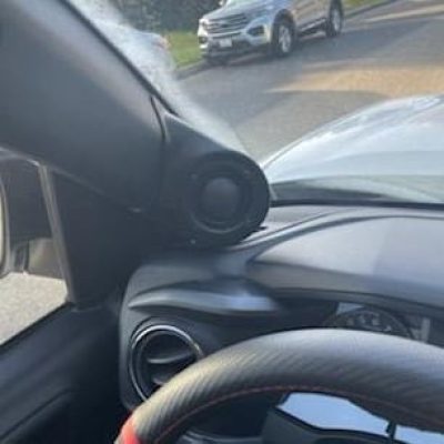 A-Pillar Custom Speaker Pods for the 2016-2023 Toyota Tacoma to hold 3.5 in  speakers for car audio installation upgrade