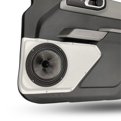 Front Door Custom Speaker Pods for the 2021-2023 Ford Bronco to hold 8.0 in  speakers for car audio installation upgrade