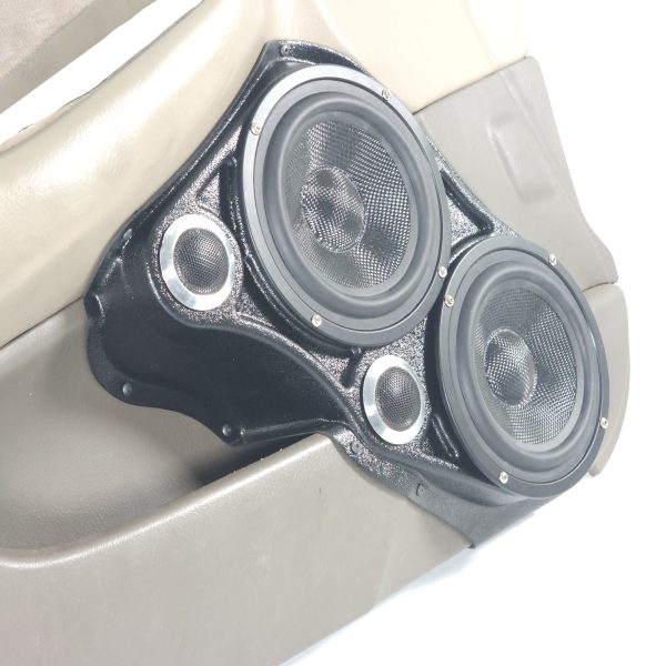 left ortho Speaker Upgrade for the Front Door of your 1998-2002 Honda Accord Sedan. Easy installation of a Dual 6.5" Midrange and Dual Tweeter for the most powerful car stereo possible.