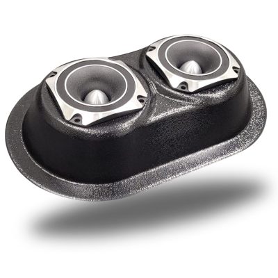 Universal Custom Speaker Pods for the Universal Universal,SelectYourVehicle Universal to hold Dual 3.5 in  speakers for car audio installation upgrade