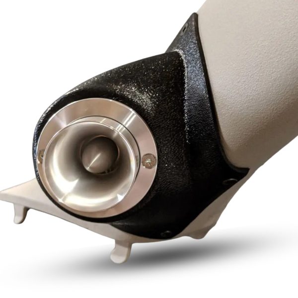 A-Pillar Custom Speaker Pods for the 2016-2020 Honda Civic to hold 2.0 in speakers for car audio installation upgrade