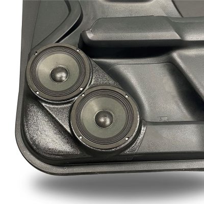 Front Door Custom Speaker Pods for the 2016-2023 Toyota Tacoma to hold Dual 6.5 in  speakers for car audio installation upgrade