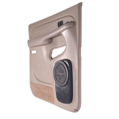 Rear Door Custom Speaker Pods for the 2000-2006 Cadillac Escalade Chevrolet Avalanche Silverado Tahoe Suburban GMC Sierra Yukon to hold 6.5 in  speakers for car audio installation upgrade