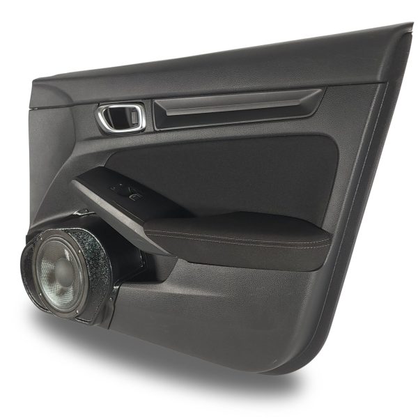 right full Speaker Upgrade for the Front Door of your 2021-2024 Honda Civic. Easy installation of a Single 8" Midrange for the most powerful car stereo possible.