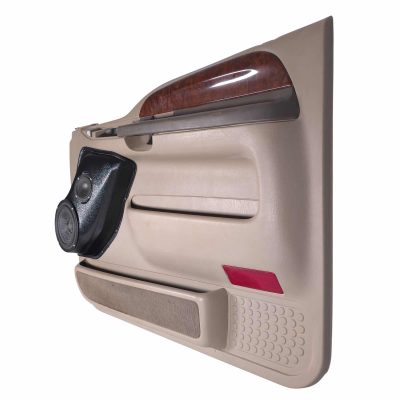Front Door Custom Speaker Pods for the 1999-2007 Ford Excursion F-250F-350 to hold 6.5 in and 3.5 in speakers for car audio installation upgrade