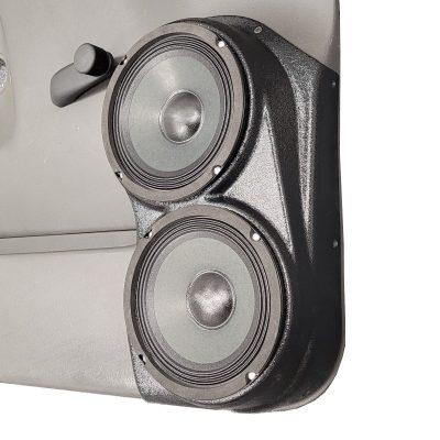 Front Door Custom Speaker Pods for the 2000-2006 Chevrolet Silverado GMC Sierra to hold Dual 6.5 in speakers for car audio installation upgrade