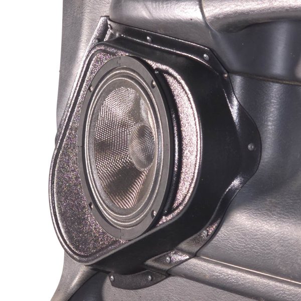 Front Door Custom Speaker Pods for the 2002-2005 Dodge Ram to hold 8.0 in speakers for car audio installation upgrade