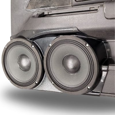 Front Door Custom Speaker Pods for the 2003-2008 Ford CrownVictoria Mercury GrandMarquis Marauder to hold Dual 8.0 in speakers for car audio installation upgrade