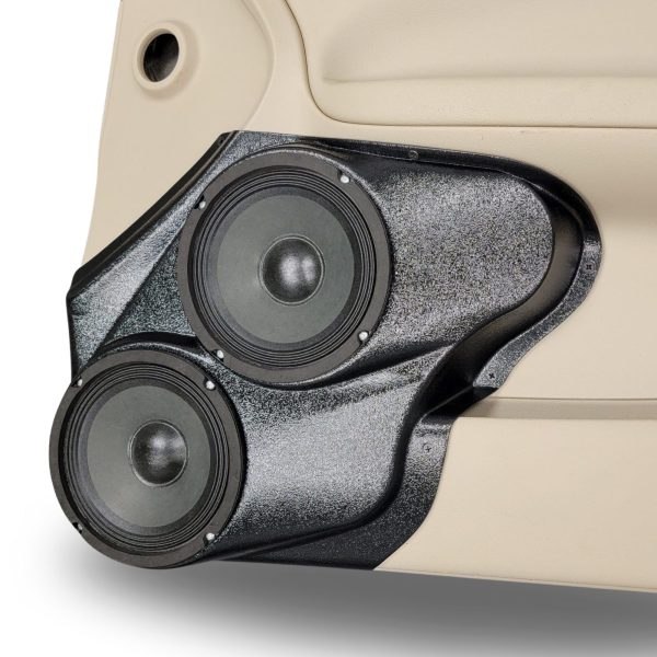 Front Door Custom Speaker Pods for the 2006-2015 Chevrolet Impala to hold Dual 6.5 in  speakers for car audio installation upgrade