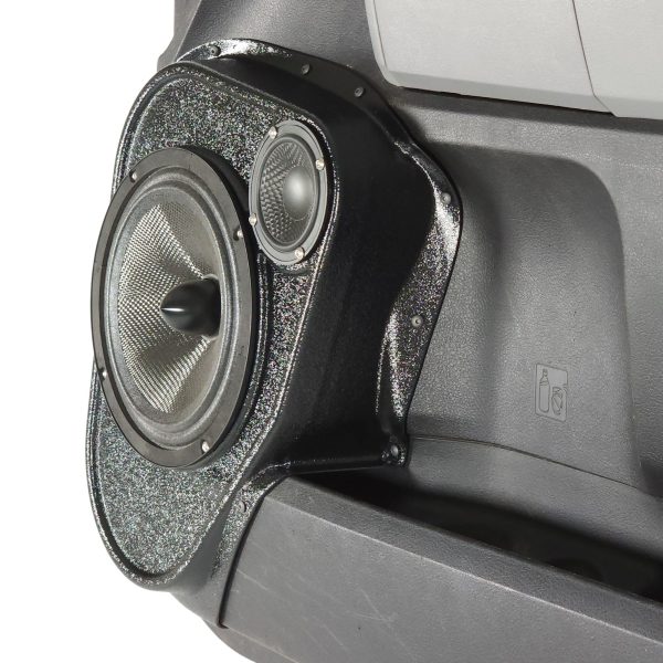 right ortho Speaker Upgrade for the Front Door of your 2007-2013 Toyota Tundra. Easy installation of a 8" and 3.5" Super Tweeter for the most powerful car stereo possible.