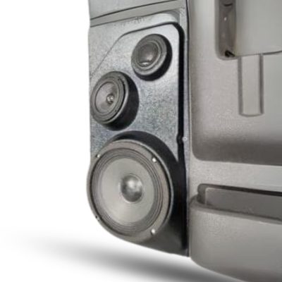 Front Door Custom Speaker Pods for the 2008-2009 Ford F-250F-350 to hold 6.5 in and 3.5 in and 2.0 in  speakers for car audio installation upgrade
