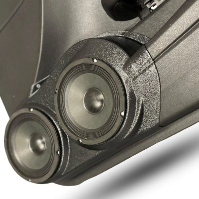 Front Door Custom Speaker Pods for the 2008-2012 Honda Accord to hold Dual 6.5 in speakers for car audio installation upgrade