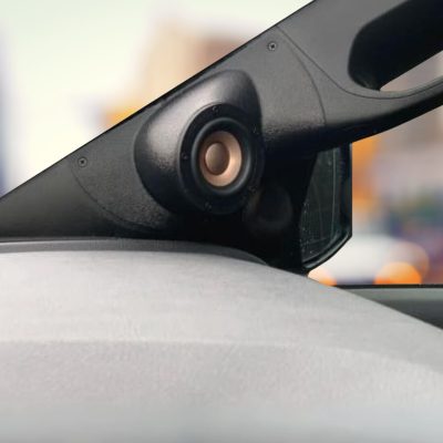 A-Pillar Custom Speaker Pods for the 2009-2018 Dodge Ram to hold 3.5 in speakers for car audio installation upgrade