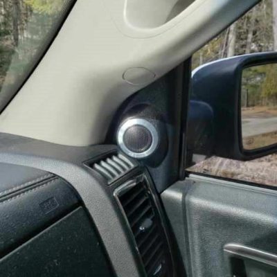 Sail Panel Custom Speaker Pods for the 2009-2018 Dodge Ram to hold 2.0 in  speakers for car audio installation upgrade