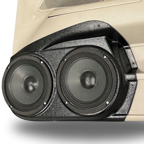 right ortho Speaker Upgrade for the Front Door of your 2009-2012 Ford Crown Victoria, Mercury Grand Marquis, Marauder. Easy installation of a Dual 6.5" Midrange for the most powerful car stereo possible.