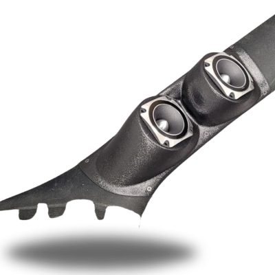 A-Pillar Custom Speaker Pods for the 2011-2023 Chrysler 300C Dodge Charger to hold Dual 3.5 in speakers for car audio installation upgrade