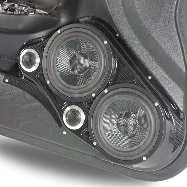 right ortho Speaker Upgrade for the Front Door of your 2013-2018 Nissan Altima. Easy installation of a Dual 6.5" Midrange and Dual Tweeter for the most powerful car stereo possible.