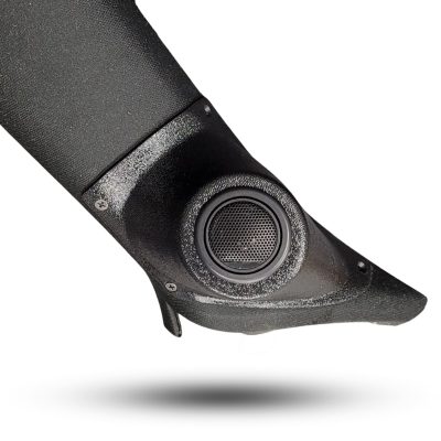 A-Pillar Custom Speaker Pods for the 2015-2023 Dodge Challenger to hold 2.0 in  speakers for car audio installation upgrade