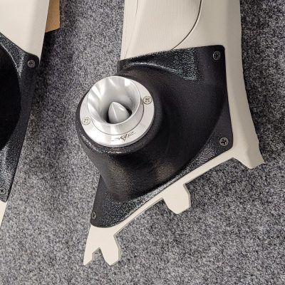 A-Pillar Custom Speaker Pods for the 2015-2022 Chevrolet Colorado GMC Canyon to hold 2.0 in  speakers for car audio installation upgrade