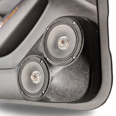 Front Door Custom Speaker Pods for the 2015-2020 Chevrolet Suburban Chevrolet Tahoe GMC Yukon to hold Dual 6.5 in  speakers for car audio installation upgrade