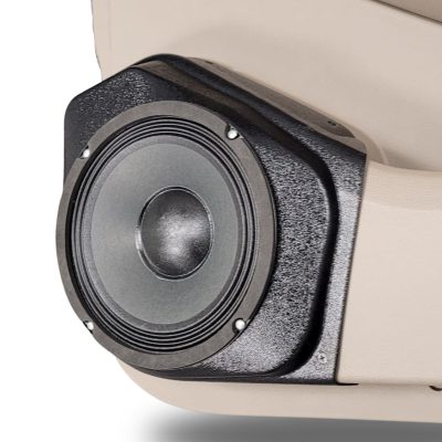 Rear Door Custom Speaker Pods for the 2015-2020 Chevrolet Suburban Chevrolet Tahoe GMC Yukon to hold 8.0 in  speakers for car audio installation upgrade