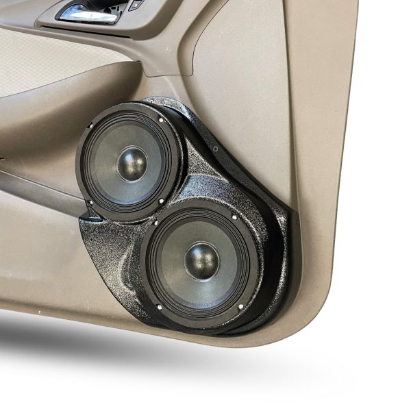 Front Door Custom Speaker Pods for the 2016-2025 Chevrolet Malibu to hold Dual 6.5 in  speakers for car audio installation upgrade