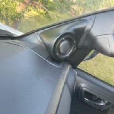 A-Pillar Custom Speaker Pods for the 2016-2023 Toyota Tacoma to hold 3.5 in  speakers for car audio installation upgrade