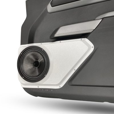 Front Door Custom Speaker Pods for the 2021-2023 Ford Bronco to hold 8.0 in  speakers for car audio installation upgrade