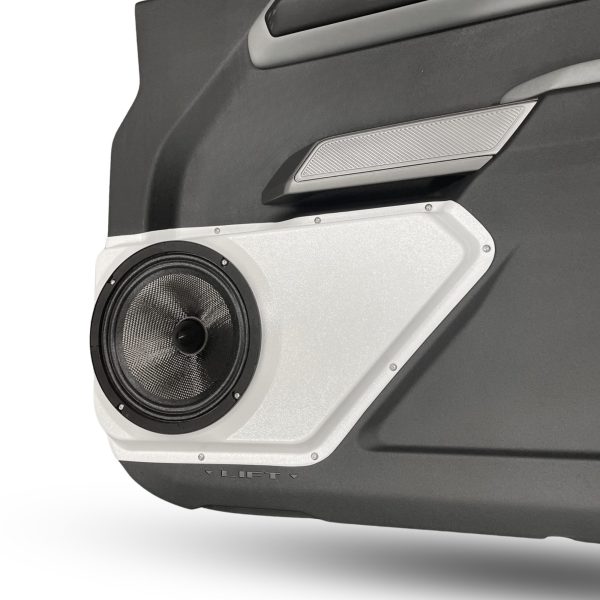 Front Door Custom Speaker Pods for the 2021-2023 Ford Bronco to hold 8.0 in  speakers for car audio installation upgrade