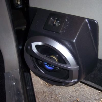 Rear Door Custom Speaker Pods for the 1992-1996 Chevrolet Caprice Impala to hold 6.5 in  speakers for car audio installation upgrade