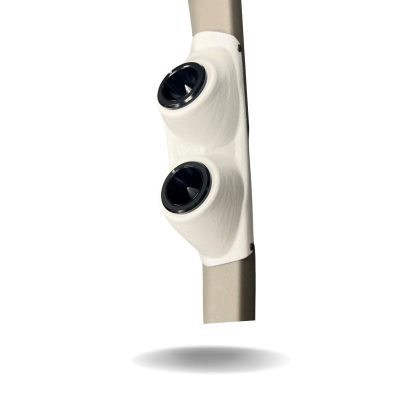 A-Pillar Custom Speaker Pods for the 1995-1999 Cadillac Escalade Chevrolet Silverado Suburban Tahoe GMC Sierra Yukon to hold Dual 2.0 in  speakers for car audio installation upgrade