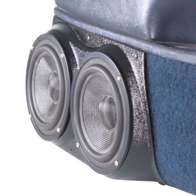 Front Door Custom Speaker Pods for the 1995-1999 Cadillac Escalade Chevrolet Silverado Suburban Tahoe GMC Sierra Yukon to hold Dual 6.5 in  speakers for car audio installation upgrade