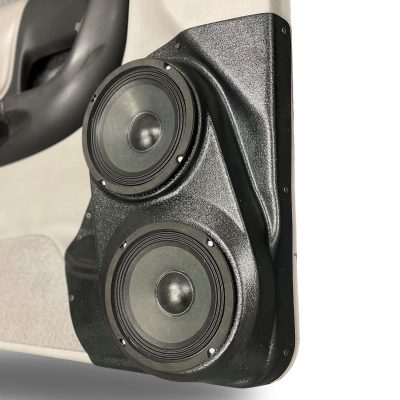 Front Door Custom Speaker Pods for the 1998-2012 Ford Ranger Mazda B-Series to hold Dual 6.5 in  speakers for car audio installation upgrade