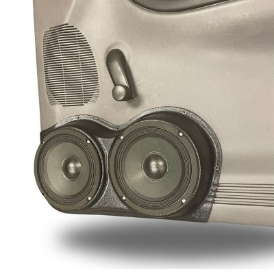 Front Door Custom Speaker Pods for the 1998-2012 Ford Ranger Mazda B-Series to hold Dual 6.5 in  speakers for car audio installation upgrade