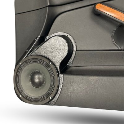 Front Door Custom Speaker Pods for the 1999-2004 Volkswagen Jetta to hold 8.0 in  speakers for car audio installation upgrade