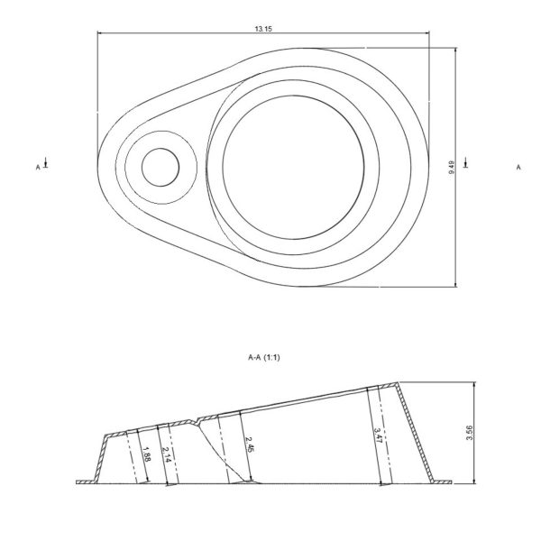Universal Custom Speaker Pods for the Universal Universal,SelectYourVehicle Universal to hold 6.5 in and 2.0 in speakers for car audio installation upgrade