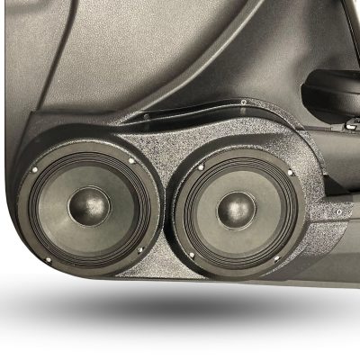 Front Door Custom Speaker Pods for the 2008-2012 Honda Accord to hold Dual 6.5 in speakers for car audio installation upgrade