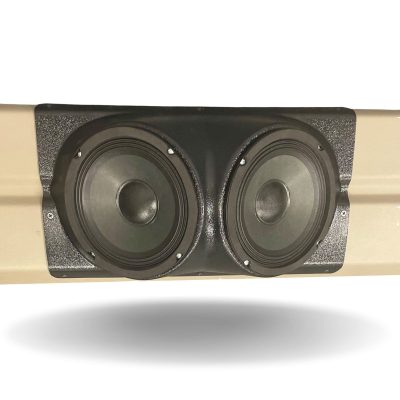 Tail Panel Custom Speaker Pods for the 1995-1999 Chevrolet Silverado GMC Sierra to hold 6.5 in speakers for car audio installation upgrade