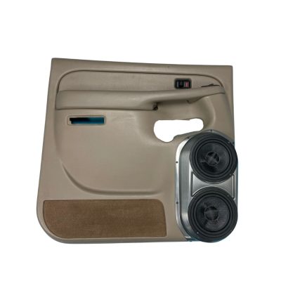 Rear Door Custom Speaker Pods for the 2000-2006 Cadillac Escalade Chevrolet Avalanche Silverado Tahoe Suburban GMC Sierra Yukon to hold Dual 6.5 in  speakers for car audio installation upgrade