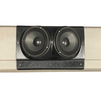 Tail Panel Custom Speaker Pods for the 2000-2006 Chevrolet Silverado GMC Sierra to hold 6.5 in  speakers for car audio installation upgrade