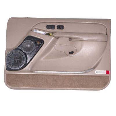 Front Door Custom Speaker Pods for the 2000-2006 Cadillac Escalade Chevrolet Avalanche Silverado Tahoe Suburban GMC Sierra Yukon to hold 6.5 in and 4.0 in and 2.0 in  speakers for car audio installation upgrade