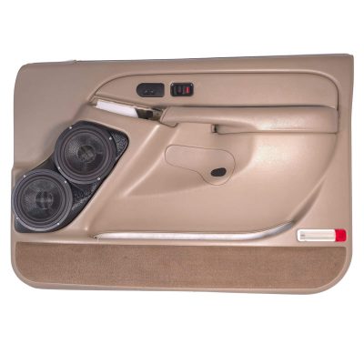 Front Door Custom Speaker Pods for the 2000-2006 Cadillac Escalade Chevrolet Avalanche Silverado Tahoe Suburban GMC Sierra Yukon to hold Dual 6.5 in  speakers for car audio installation upgrade